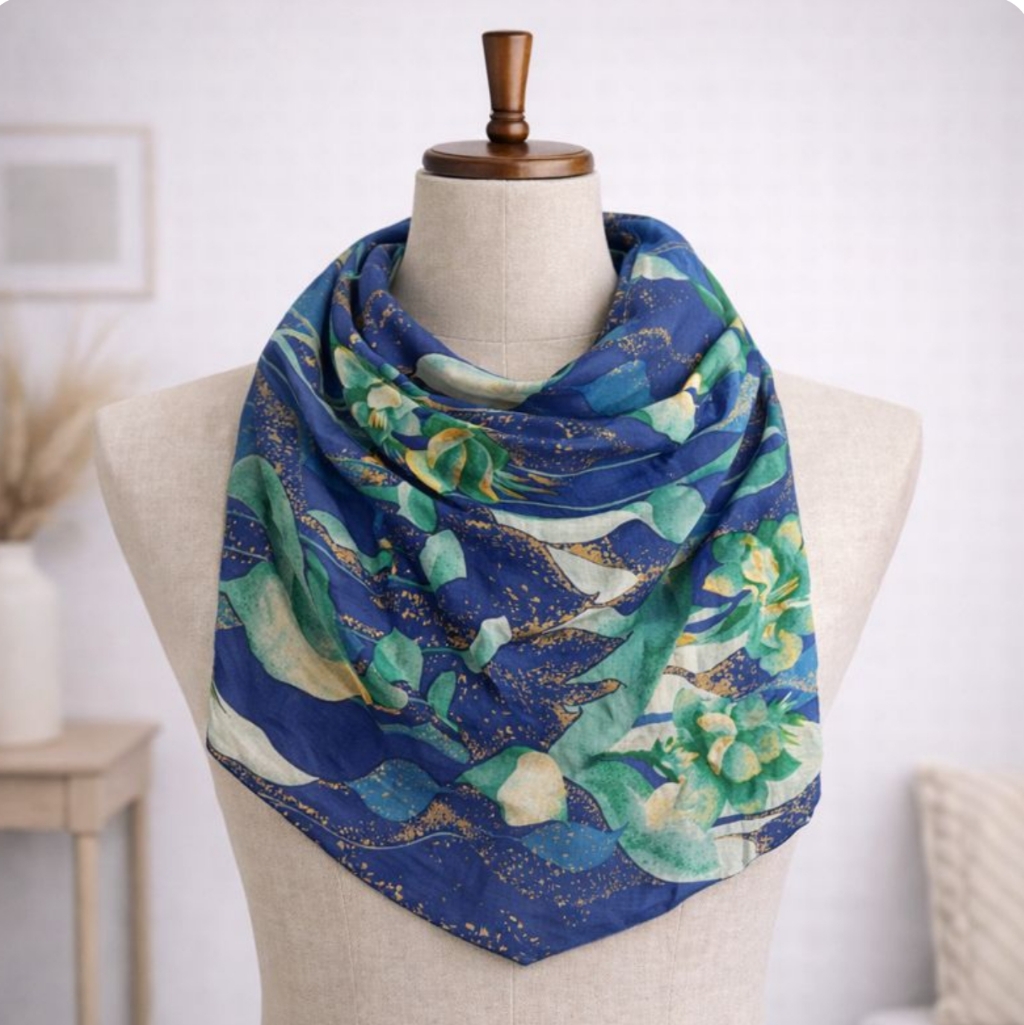 Vintage Lily Scarf Square